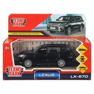 {{photo.Alt || photo.Description || 'Машина металл LEXUS LX-570 длина 12 см, двери, багаж, инерц, черный, кор. Технопарк'}}