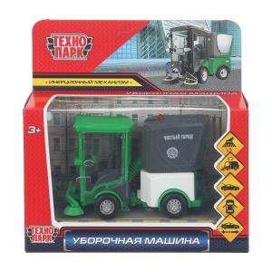 {{photo.Alt || photo.Description || 'Машина металл УБОРОЧНАЯ МАШИНА 11 см, двери, багаж, зеленый, кор. Технопарк'}}