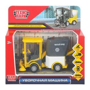 {{photo.Alt || photo.Description || 'Машина металл УБОРОЧНАЯ МАШИНА 11 см, двери, багаж, желтый, кор. Технопарк'}}