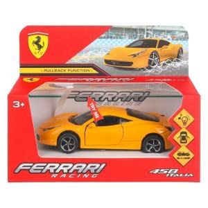 {{photo.Alt || photo.Description || 'Модель металл звук ferrari 458 italia 14 см, двери, багажник. инерция кор. Технопарк'}}