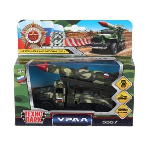 {{photo.Alt || photo.Description || 'Машина металл УРАЛ урал ракета вс 12см, откр. дв., инерц., подв. дет., кор. Технопарк'}}