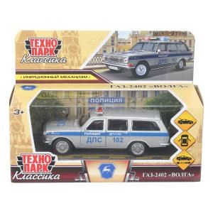 {{photo.Alt || photo.Description || 'Машина металл ГАЗ-2402 "ВОЛГА" ПОЛИЦИЯ 12 см, двери, багаж, в кор. Технопарк'}}