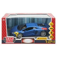 Машина металл свет-звук lamborghini aventador coupe, 19 см, двери,багажник Технопарк 68254A