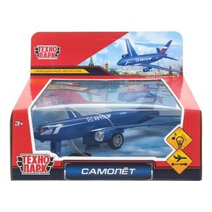 {{photo.Alt || photo.Description || 'Модель металл свет-звук САМОЛЕТ ПОЧТА 18,5 см, инерция, кор. Технопарк'}}