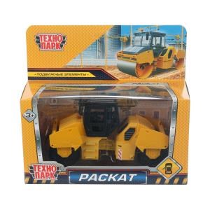 {{photo.Alt || photo.Description || 'Модель металл каток "раскат" rv12dd 13см,двер,желт-черн,кор. Технопарк'}}