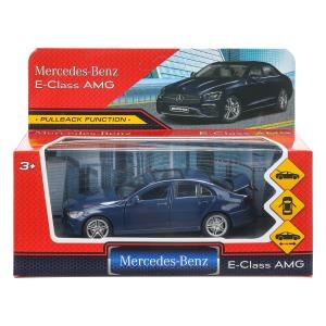 Машина металл MERCEDES-BENZ e-class amg 12см, дв,баг,ин,синий, кор. Технопарк ECLASS-12-BU