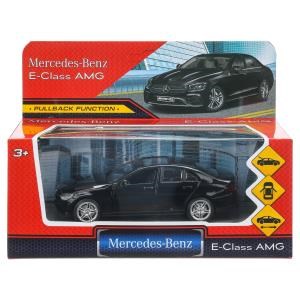 Машина металл MERCEDES-BENZ e-class amg 12см, дв,баг,ин,черный, кор. Технопарк ECLASS-12-BK