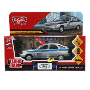 {{photo.Alt || photo.Description || 'Машина металл свет-звук ваз-2112 ПОЛИЦИЯ серебристый 12 см, двери,багаж,кор. Технопарк'}}