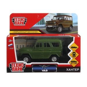 {{photo.Alt || photo.Description || 'Машина металл УАЗ ХАНТЕР  длина 12 см, двери, багаж, инерц, болотный, кор. Технопарк'}}