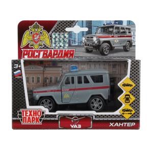 {{photo.Alt || photo.Description || 'Машина металл UAZ HUNTER РОСГВАРДИЯ, 11,5 см, дв., баг., инерц., кор. Технопарк'}}