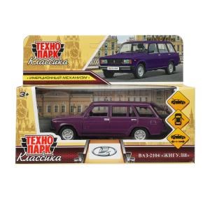 {{photo.Alt || photo.Description || 'Машина металл ВАЗ-2104 ЖИГУЛИ 12 см, двери, багаж, инерц, баклажан, кор. Технопарк'}}