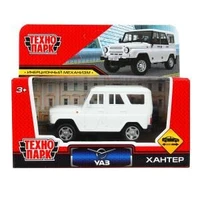 Машина металл UAZ ХАНТЕР длина 10,5 см, инерция, белый, кор. Технопарк HUNTER-11-WH