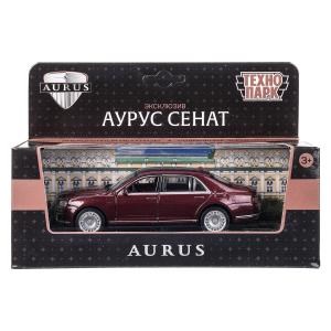 {{photo.Alt || photo.Description || 'Машина металл АУРУС СЕНАТ длина 13,5 см, двери, багаж, инерц, бордовый, кор. Технопарк'}}