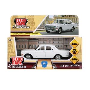 {{photo.Alt || photo.Description || 'Машина металл ГАЗ-2401 ВОЛГА длина 12 см, двери, багаж, инерц, белый, кор. Технопарк'}}