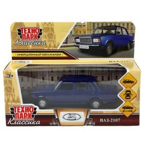 {{photo.Alt || photo.Description || 'Машина металл ваз-2107 длина 12 см, двери, багаж, инерц, темно-синий, кор. Технопарк'}}