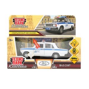 {{photo.Alt || photo.Description || 'Машина металл ваз-2107 ПОЛИЦИЯ, свет-звук, длина 12 см,белый, кор. Технопарк'}}