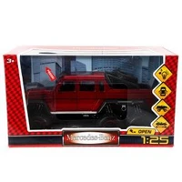 Машина металл свет-звук MERCEDES-BENZ G-CLASS, 23см, двер, инер, красн, кор Технопарк CZ122-R