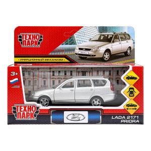 {{photo.Alt || photo.Description || 'Машина металл LADA PRIORA длина 12 см, двери,багаж,инерц,серебристый, в кор. Технопарк'}}