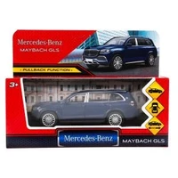 Машина металл MERCEDES-BENZ gls maybach 12см, дв,баг,ин,синий кавансит, кор. Технопарк MAYBCHGLS-12-BU