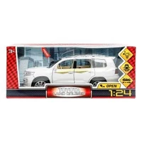 Машина металл свет-звук TOYOTA LAND CRUISER 200, 21 см, двер, инер, бел, кор Технопарк CZ123-R