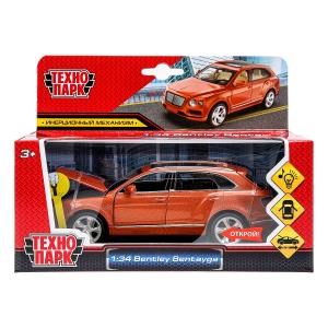 Машина металл свет-звук bentley bentayga, 15,1 см, двери, капот, инерция Технопарк SB-68369
