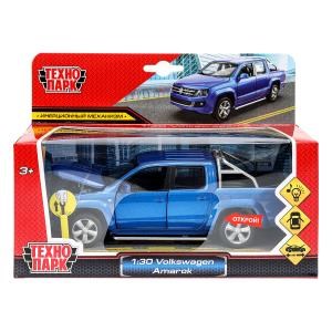 Машина металл свет-звук VOLKSWAGEN amarok, 17,5 см, двери, капот, инерция Технопарк SB-68365