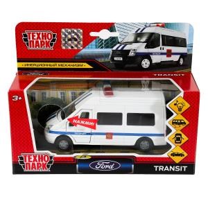 {{photo.Alt || photo.Description || 'Машина металл свет-звук FORD transit 13 см, двери, багаж., инерц., кор. Технопарк'}}