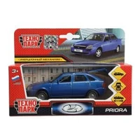 Машина металл LADA PRIORA ХЭТЧБЕК, 12 см, дв., багаж., инерц., синий, кор. Технопарк SB-18-22-LP(BU)WB (48)