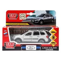 Машина металл LADA kalina cross 12 см, дв, багаж, инерц., кор. Технопарк SB-16-46-N(SR)-WB