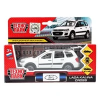 Машина металл LADA kalina cross 12 см, дв, багаж, инерц., кор. Технопарк SB-16-46-N(WT)-WB