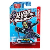 Машина металл ROAD RACING СУПЕРКАР скелет 6,5 см,в ассор, блист., инерц Технопарк RR-7-2293781-PRE-R