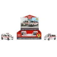 Машина металл RENAULT kango/citroen SPACE TOURER 12см, дв, баг,инр, дисп Технопарк SPATOUKANGOO-12DB6-AMB
