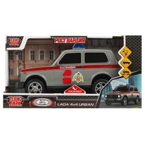 {{photo.Alt || photo.Description || 'Машина пластик свет-звук LADA 4x4 URBAN РОСГВАРДИЯ 19,5 см, 2 кноп, ин, кор. Технопарк'}}