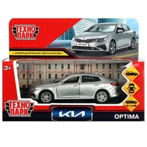 {{photo.Alt || photo.Description || 'Машина металл KIA OPTIMA длина 12 см, двери, багаж, инерц, серебристый, кор. Технопарк'}}