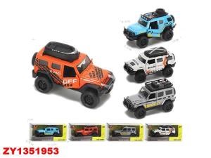 Машина металл. инерц. свет+звук, открыв. двери, цвет в ассорт. 36141B в кор. ZY1351953