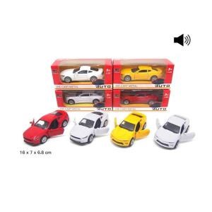 Машина металл. инерц. свет+звук, в ассорт. 8806M в кор. J493-H65032