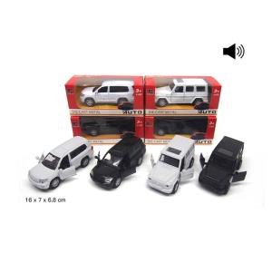 Машина металл. инерц. свет+звук, в ассорт. 8801M в кор. J493-H65002