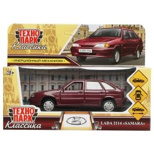 {{photo.Alt || photo.Description || 'Машина металл LADA -2114 "SAMARA", 12 см, двер, баг, инерц, фиолетовый, кор. Технопарк'}}