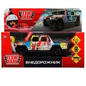 {{photo.Alt || photo.Description || 'Машина металл свет-звук ВНЕДОРОЖНИК 12 см, дв. багаж., инерц., кор. Технопарк'}}