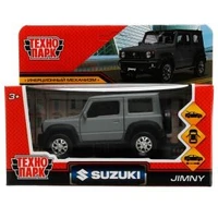 Машина металл SUZUKI JIMNY 11,5 см, двер, баг, инер, сер, кор. Технопарк JIMNY-12FIL-GY