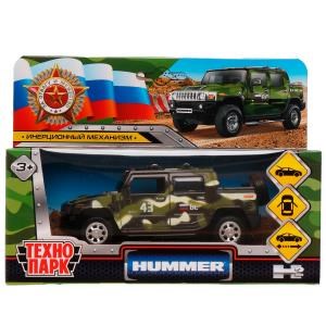 {{photo.Alt || photo.Description || 'Машина металл HUMMER H2 PICKUP КАМУФЛЯЖ 12 см, двери, багаж, инерц, кор. Технопарк'}}