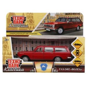 {{photo.Alt || photo.Description || 'Машина металл ГАЗ -2402 "волга" дл 12 см, откр дв, багаж, инерц, крас., кор. Технопарк'}}