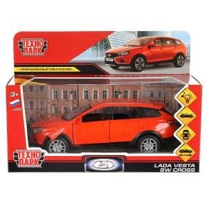 {{photo.Alt || photo.Description || 'Машина металл свет-звук LADA VESTA SW CROSS 17,5см, двери, инерц, оран, кор. Технопарк'}}