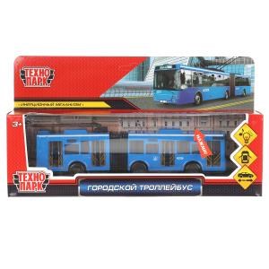 {{photo.Alt || photo.Description || 'Машина металл свет-звук ГОРОДСКОЙ ТРОЛЛЕЙБУС 19 см, двер, синий, инерц, кор. Технопарк'}}