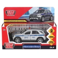 Машина металл MERCEDES-BENZ GLE ПОЛИЦИЯ 12 см, двери, багаж, в кор. Технопарк GLE-12POL-SR