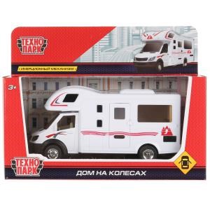 {{photo.Alt || photo.Description || 'Машина металл ДОМ НА КОЛЕСАХ длина 17 см, двери, инерц, кор. Технопарк'}}