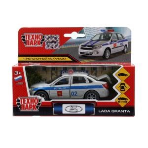 {{photo.Alt || photo.Description || 'Машина металл LADA granta ПОЛИЦИЯ, 12 см., дв, баг., инерц., кор. Технопарк'}}