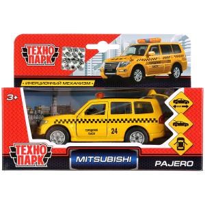 {{photo.Alt || photo.Description || 'Машина металл MITSUBISHI pajero ТАКСИ 12 см, двери, багаж, инерц. кор. Технопарк'}}