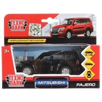 Машина металл MITSUBISHI pajero, 12 см, двери, багаж, инерц., кор. Технопарк SB-17-61-MP-N(BL)-WB