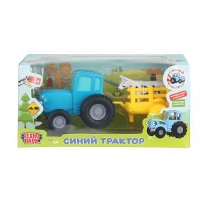 {{photo.Alt || photo.Description || 'Машина металл СИНИЙ ТРАКТОР с телегой и коровой 11 см, инерц, синий, кор. Технопарк'}}